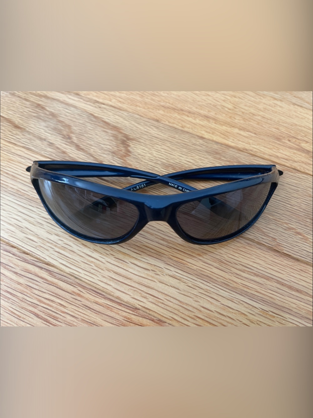 Seattle Mariners LOMAS Branded Wraparound Navy Blue Sunglasses - Dark Lenses